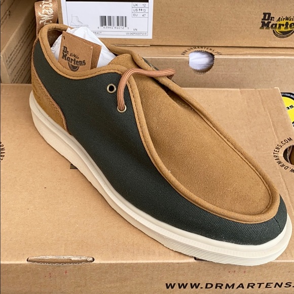 🆕Dr. Martens Leverton Canvas + Suede Slip NWT - Picture 6 of 10